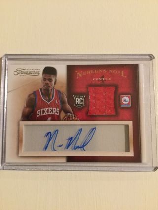 Nerlens Noel 2013 - 2014 Timeless Treasures Jersey Auto Autograph Rc Rookie