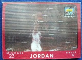 1997 Upper Deck Diamond Vision 4 Michael Jordan | Scarce Sp | Chicago Bulls Hof