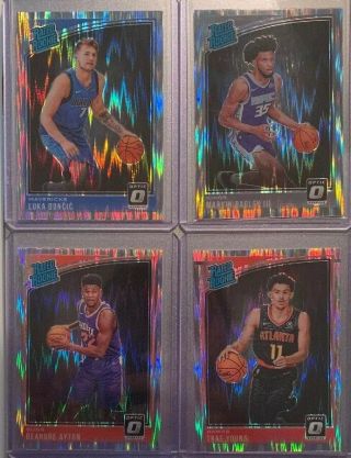 2018 - 19 Optic Shock Prizm Rookie Set Luka Doncic Trae Young Marvin Bagley (50)