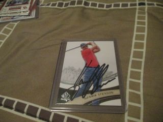2013 Sp Authentic Henrik Stenson Signed Autographed Golf Cards Third Party