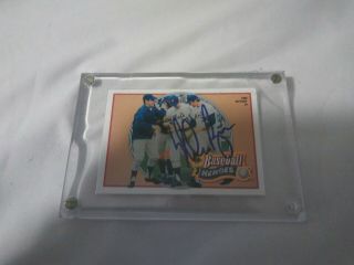 1991 Upper Deck Nolan Ryan 10 Baseball Card Sign Autographed
