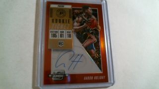 Aaron Holiday 2018 - 19 Contenders Optic Red Rookie Ticket Autograph Auto 147/149