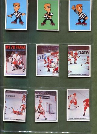 1979 Panini World Championship Hockey Complete Set (400)