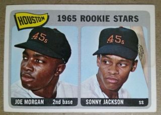1965 Topps Joe Morgan/roland Jackson Houston Colt.  45s 16 Baseball Card