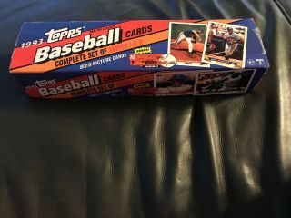 1993 Topps Baseball Cards Complete Set Of Series I & Ii