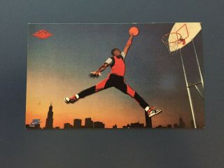 1985 Nike Promo Card Michael Jordan Jumpman Air Jordan 1