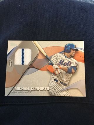 2017 Topps Series 2 Michael Conforto Game - Jersey Relic Sp York Mets