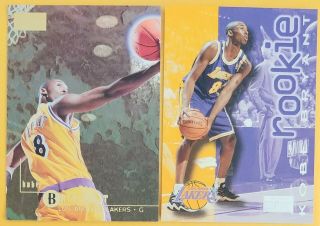 1996 - 97 Kobe Bryant Skybox Premium Rookie Card 55 & 203 Cards 2 Cards