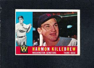 1960 Topps Set Break 210 Harmon Killebrew - - Senators - - Vg/ex