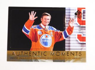 2016 - 17 Sp Authentic Wayne Gretzky 115 Gold /99