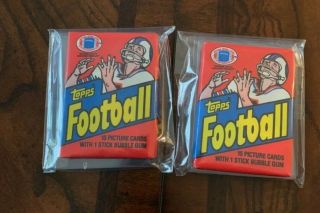 1982 Topps Football Wax Pack Guaranteed Unsearched L Taylor Rc