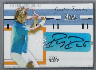Roger Federer 2005 Leaf Ace Authentic Signature Moments Auto Autograph /50