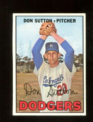 1967 Topps Don Sutton 445 (25.  00) Exmt 5646j