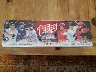 Mlb 2018 Factory Topps Baseball Cards Complete Set Series 1 & 2 Ohtani???