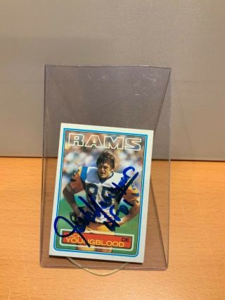 Hof Football Jack Youngblood Autographed Card