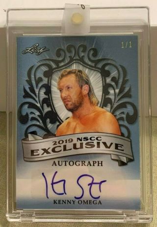 Kenny Omega 2019 Leaf Nscc Exclusive The National Blue Autograph Auto 