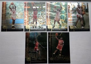 Michael Jordan - 2000 Upper Deck Gatorade Complete Set Of 6 Cards Mj1 - Mj6