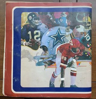 1972 Sunoco NFL ACTION 48 Pages Stamp Album - COMPLETE SET -. 2