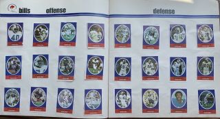 1972 Sunoco NFL ACTION 48 Pages Stamp Album - COMPLETE SET -. 8