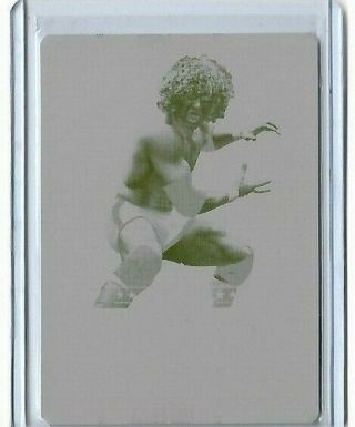 2019 Leaf Best Of Sports Kenny Omega Yellow Printing Plate 1/1