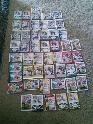 2016 Score Football Tom Brady And Aaron Rodgers Assorted Cards (51) Total