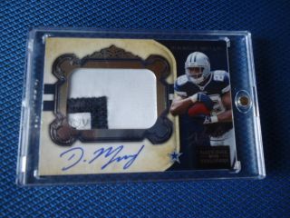 2011 National Treasures Rookie Auto Large 2 Color Patch Demarco Murray 21/99 Rar