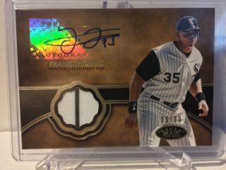 2019 Topps Tier One Frank Thomas Jersey Auto /30 Chicago White Sox