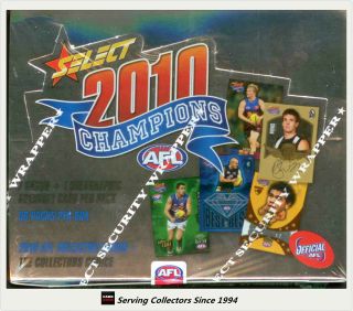 2010 Select Afl Champions Trading Cards Series Factory Box (36 Packs)