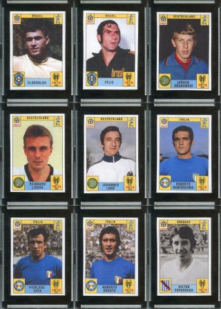 Panini Fifa World Cup 1970 Mexico 70 Complete Unpublished Update Set Reprint