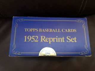 1952 Topps Baseball Reprint Set - Complete Set.  Box Is In