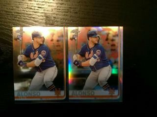 Mets Pete Alonso 2019 Topps Chrome Rc Refractor Card,  Base Must Have Rookie Wow