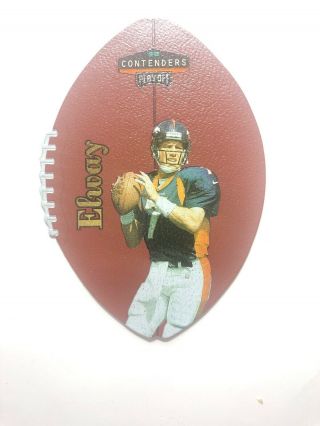 1998 Playoff Contenders Leather Gold John Elway 26/27