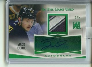 2017 - 18 In The Game Hockey In The Game Auto Jack Eichel Gua - Je1 1/5