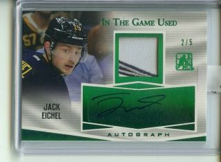 2017 - 18 In The Game Hockey In The Game Auto Jack Eichel Gua - Je1 2/5