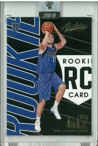 2018/19 Panini Absolute Rookie - Uncirculated Luka Doncic Rc Encased