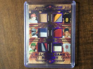 2019 Leaf In The Game - Sports All Star History 1972 Bench/gibson/ Carew 5/6