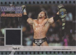 Triple H 2003 Wwe Wrestlemania Xix Flashback Event Worn T - Shirt