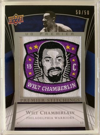 Wilt Chamberlain - Upper Deck Premier - 50/50