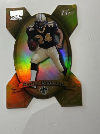 1999 Playoff Momentum Ssd Gold O’s Ricky Williams 08/25