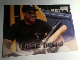 2019 Topps Stadium Club Photo Variation 5x7 Frank Thomas White Sox 24 03/49