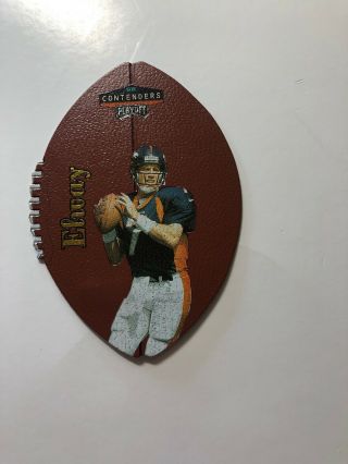 1998 Playoff Contenders Leather Gold John Elway 23/27