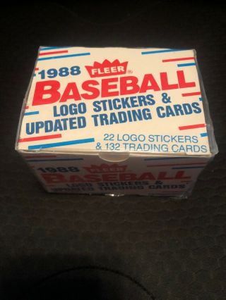 1988 Fleer Baseball Update Complete Factory Set Updated Traded Biggio