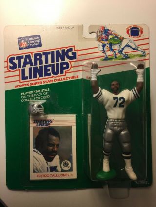 1988 Starting Lineup Football – Ed (too Tall) Jones – Dallas Cowboys