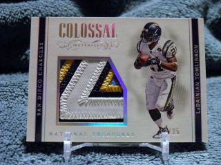 2017 National Treasures LaDainian Tomlinson Colossal Materials PRIME PATCH 13/25 2