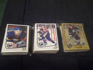 1994 - 95 Panini Hockey Complete Sticker Set 1 - 275 Gretzky Roy Lemieux