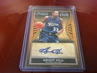 2018 - 19 Grant Hill Panini Chronicles Timeless Treasures Ink Auto 15/49 Pistons