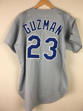 Authentic 1992 Team Issued Texas Rangers Jersey Guzman 23 Size 46 2
