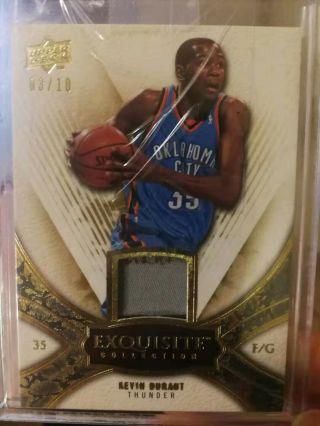 2008 - 09 US Exquisite Kevin Durant Patch Tag Serial 03/10 2