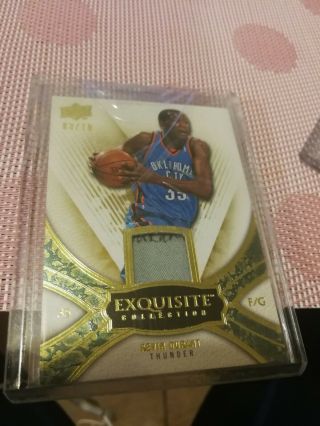 2008 - 09 US Exquisite Kevin Durant Patch Tag Serial 03/10 4