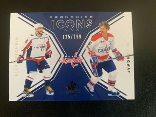 2018 - 19 Sp Authentic 140 Alexander Ovechkin/rod Langway Fi